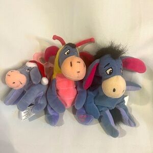 Bundle of 3 Eeyore From Winnie the Pooh